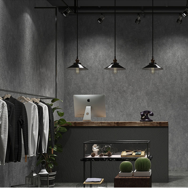 Papel pintado gris cemento Pee - Home Office Wallpaper reseña y precio