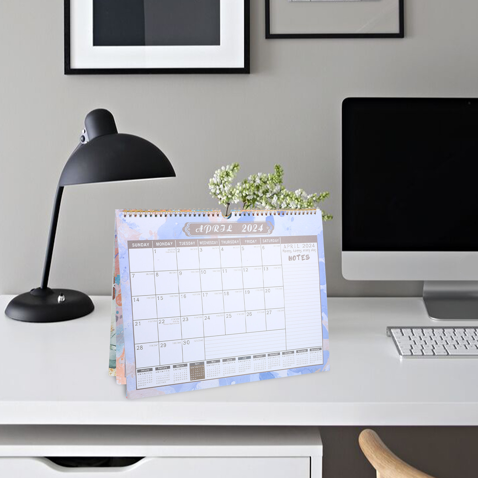 Calendario de pared grande 202 - Home Office 2024 reseña y precio