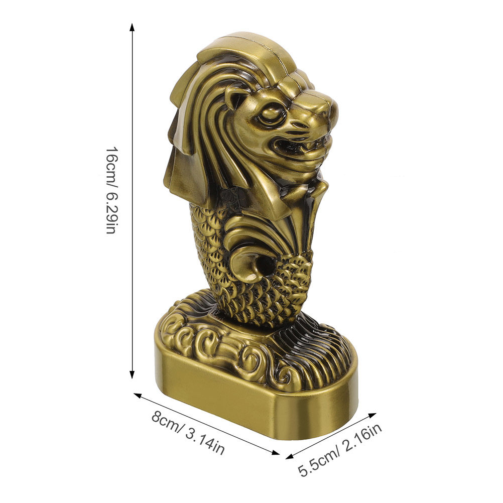 Escultura de Metal de Merlion  - Home Office Singapore reseña y precio