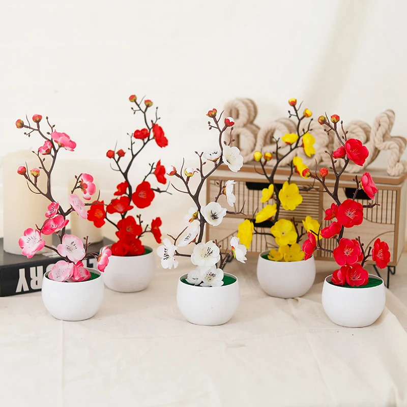 Maceta de Flores de Ciruelo Ar - Home Office Background reseña y precio