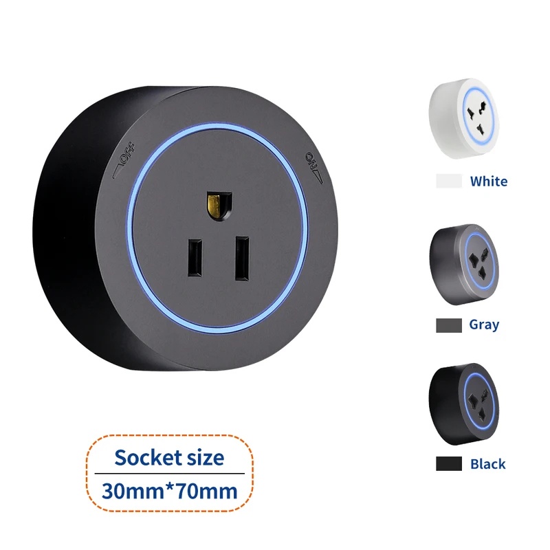 Enchufe de Pared Blanco y Negr - Home Office Of Uk reseña y precio